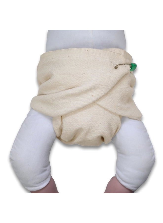 OsoCozy Unbleached Birdseye Flat Cloth Diapers (1 Dozen) - 27.5 x 30.5 Inches, One-Layer Flat Cloth Baby Nappies Made of Soft, Durable 100% Birdseye Weave Cotton - Image 5