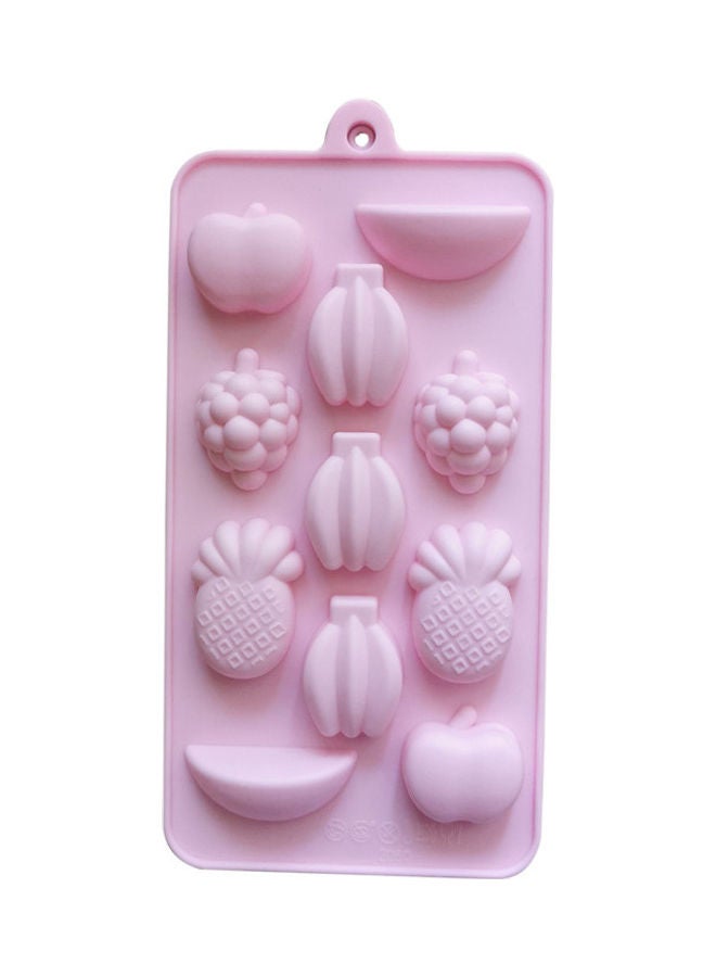 نيبمينينت قالب على شكل فاكهة مكون من 11 تجويفا وردي 20 x 10.5سم - Image 1