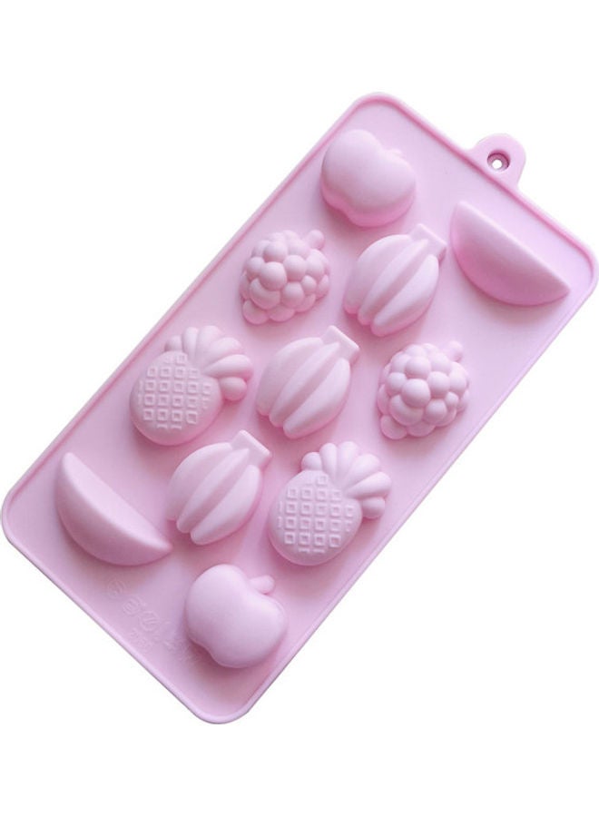 نيبمينينت قالب على شكل فاكهة مكون من 11 تجويفا وردي 20 x 10.5سم - Image 2