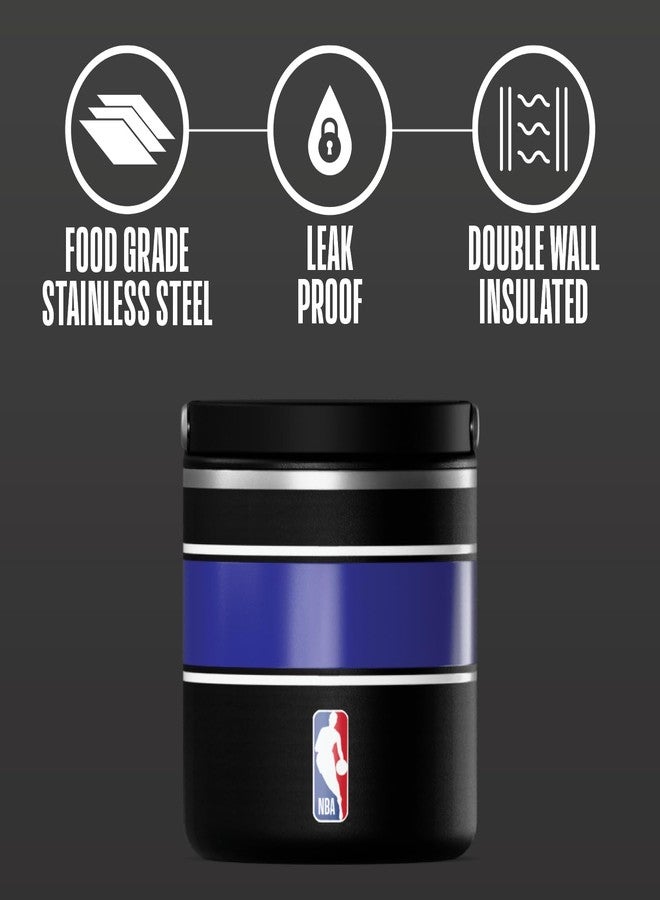 هيدرابيك حافظة طعام حرارية من الفولاذ المقاوم للصدأ سعة 25 أونصة، مرخصة رسميًا من Hydrapeak x NBA، تحمل شعار فريق يوتا جاز، مزودة بمقبض، وفوهة واسعة مانعة للتسرب، مثالية لحفظ الحساء للبالغين، تحافظ على المشروبات ساخنة لمدة 10 ساعات وباردة لمدة 16 ساعة. - Image 3