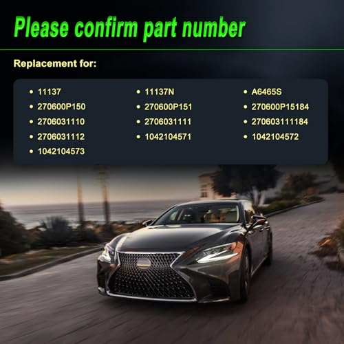 SHICHU Alternator Compatible with Lexus 2007-2009 RX350 2007-2018 ES350 2005-2018 Avalon 2008-2013 Highlander 2009-2015 Venza 3.5L V6 Replace for 11137 2706031110 270600P150 1042104571 - Image 3