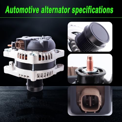 SHICHU Alternator Compatible with Lexus 2007-2009 RX350 2007-2018 ES350 2005-2018 Avalon 2008-2013 Highlander 2009-2015 Venza 3.5L V6 Replace for 11137 2706031110 270600P150 1042104571 - Image 5