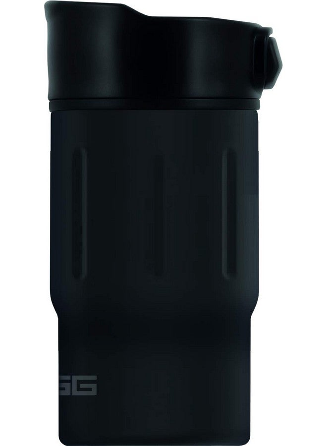 Sigg - Insulated Coffee Cup - Black Travel Mug Gemstone Obsidian - Hot & Cold, Leakproof - Bpa Free - 18/8 Stainless Steel - 9 Oz - Image 1