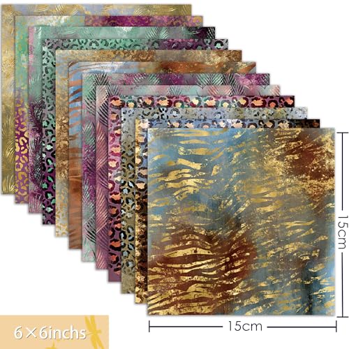 YASMEN Scrapbook Paper Pad, 6x6 Single-Sided Cardstock Paper Pad for Card Making, Journals, Planner, DIY Envelopes, Greeting Cards, Gift Card, Decorative Art Craft -24 Sheets - Image 5