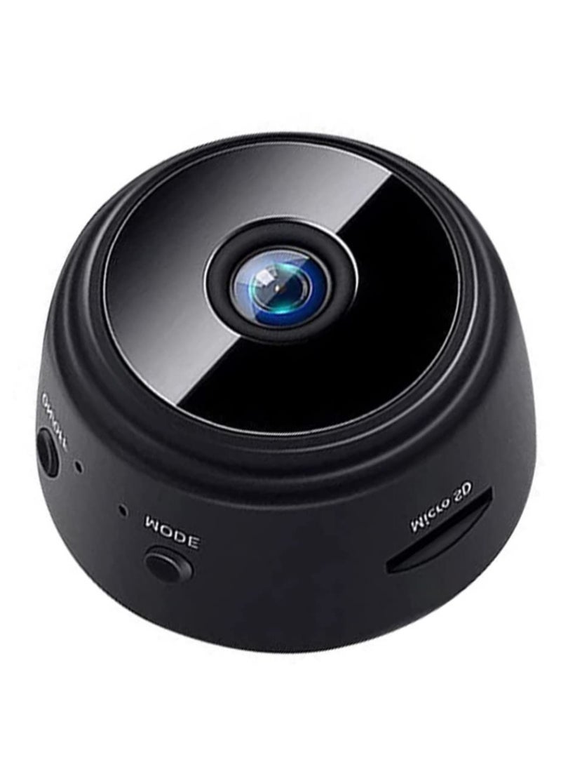 TIGER A9 Mini Camera Wireless WiFi Network Monitor – HD 1080P Security Camera with Night Vision for Car, Home & Office – Portable Black Compact Wireless Surveillance Camera with Real-Time Monitoring and Easy Setup - Image 1