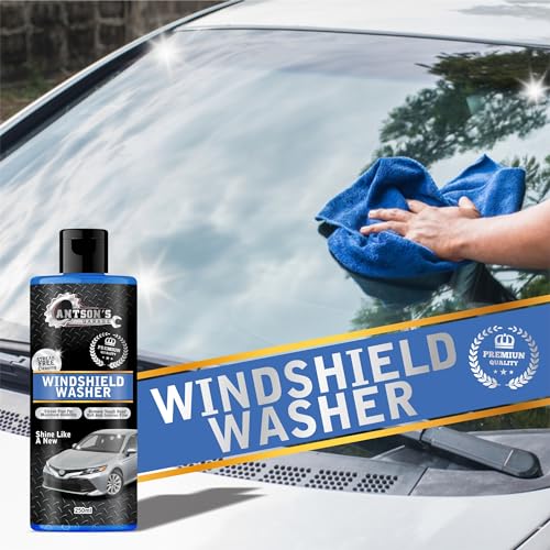 Antson Windshield Washer Fluid for Car | Car Windshield Cleaner Liquid in Concentrate Form (20ml for 1L Tank) A Streak Free Finish with Our Car Wiper Liquid Gives 100% Optical Vision (250 ML) - Image 3
