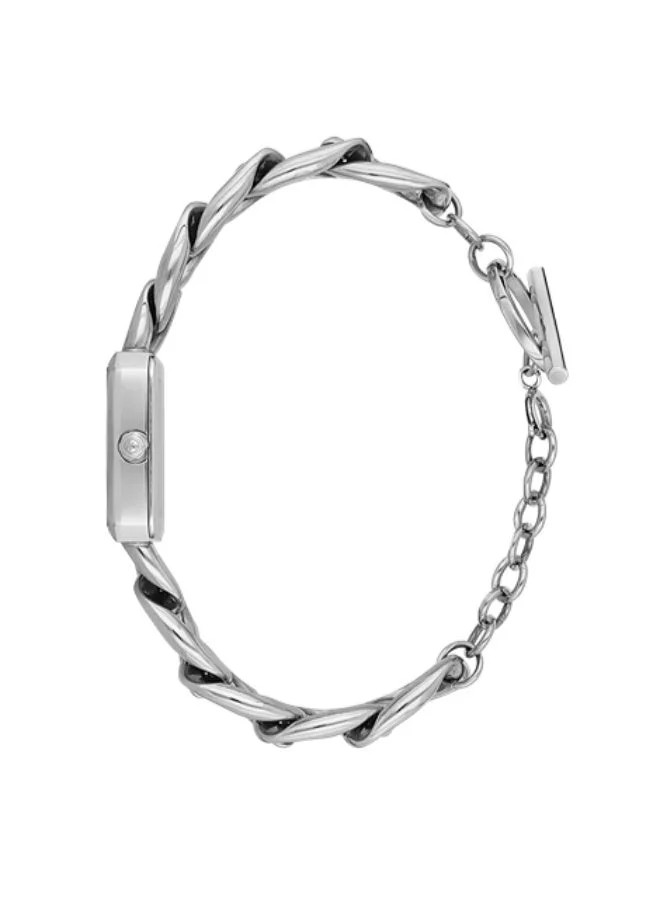 Freelook Paris Freelook - Charmant Women's Watch | Steel Case | Stainless Steel Band | Silver & Square Dial | Analog | Japanese Quartz | Mineral Glass | Premium Luxury Watch | Ideal Gift | Water Resistant 50 Meters