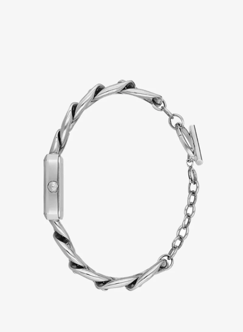 Freelook Paris Freelook - Charmant Women's Watch | Steel Case | Stainless Steel Band | Silver & Square Dial | Analog | Japanese Quartz | Mineral Glass | Premium Luxury Watch | Ideal Gift | Water Resistant 50 Meters