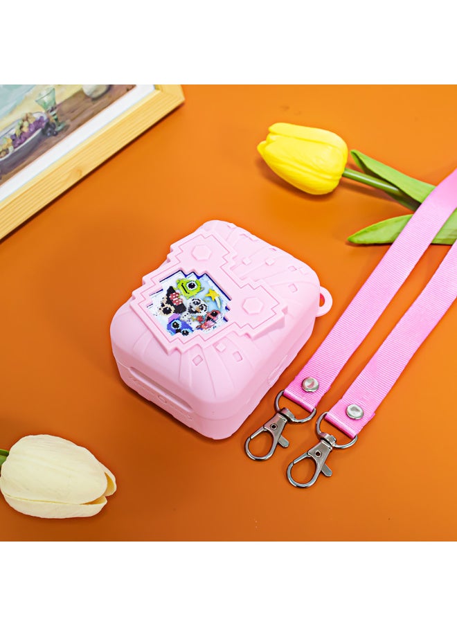 Generic - Suitable For Bitzee 3 Generation Interactive Toy Pet Machine Silicone Protective Cover Latest Version Conjoined Shell-Product Color:Pink (c54) - Image 1
