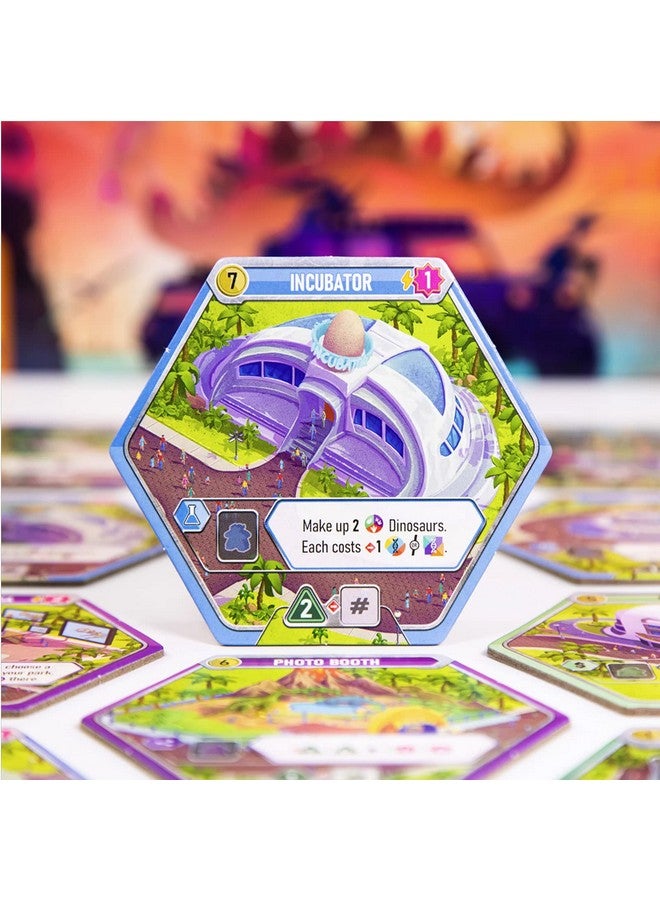 Pandasaurus Games Dinosaur World Board Game Draft, Build, and Explore Your Dino Park for Victory! Strategy Game for Kids and Adults, Ages 8+, 1-4 Players, 60-120 Minute Playtime, Made by Pandasaurus Games - Image 2
