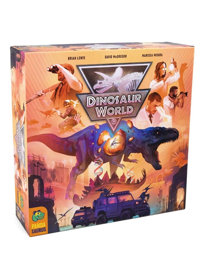 Pandasaurus Games Dinosaur World Board Game Draft, Build, and Explore Your Dino Park for Victory! Strategy Game for Kids and Adults, Ages 8+, 1-4 Players, 60-120 Minute Playtime, Made by Pandasaurus Games - Image 1