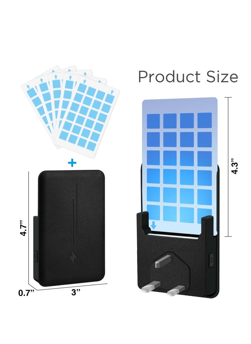 XICEN - Flying Insect Trap Plug-in Mosquito Killer Indoor Gnat Moth Catcher Fly Tapper with Night Light UV Attractant Catcher for Home Office - Image 1