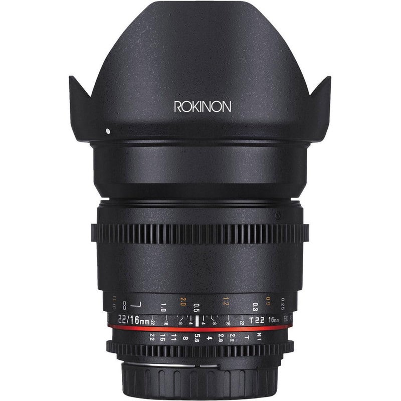 Rokinon DS16MC 16mm T22 Cine Wide Angle Lens for Canon EFS Digital SLR - Image 2