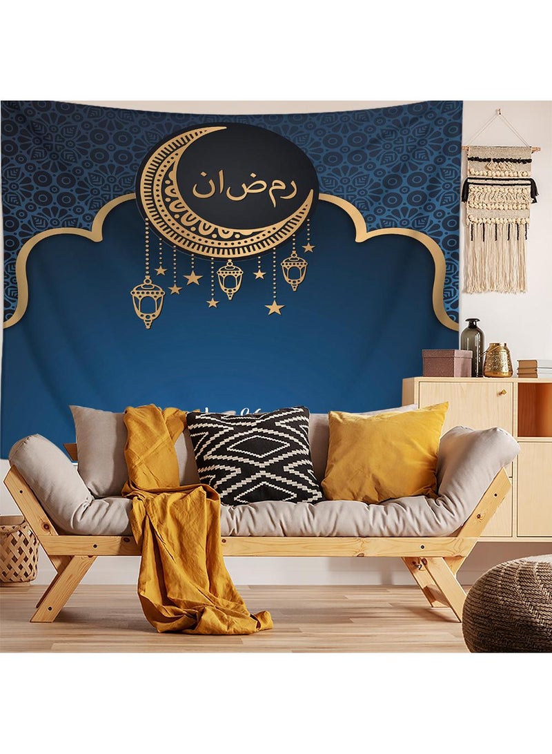general Ramadan Kareem Printed Home Hanging Blanket Living Room Bedroom Tapestry Home Decor Bedroom Wall Decor Multiple Specifications - Image 4