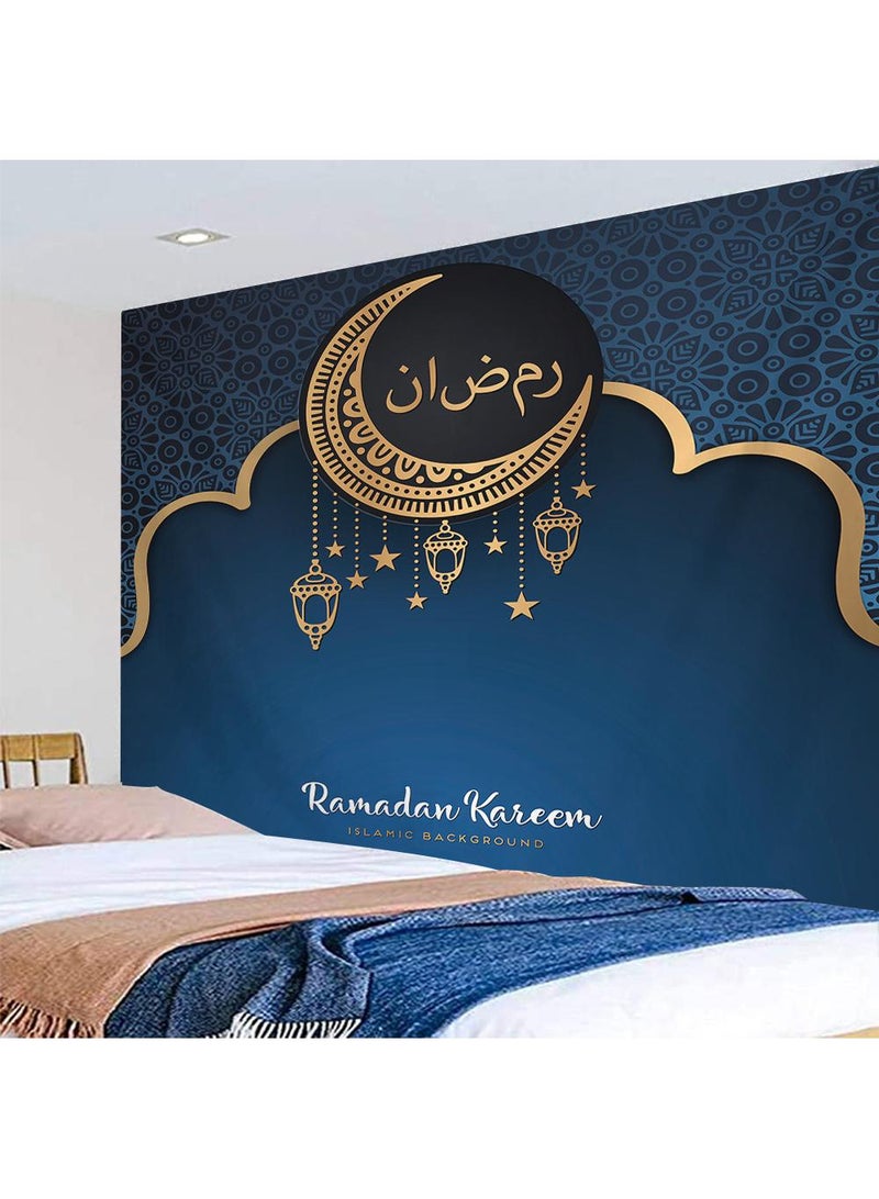 general Ramadan Kareem Printed Home Hanging Blanket Living Room Bedroom Tapestry Home Decor Bedroom Wall Decor Multiple Specifications - Image 5
