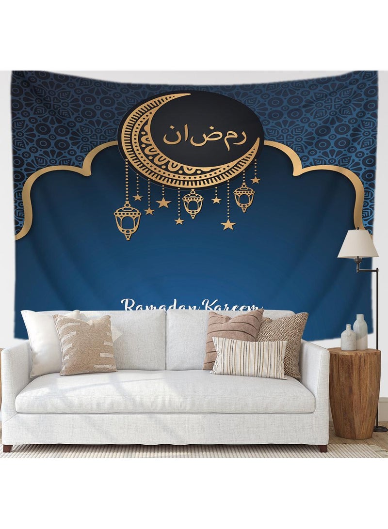 general Ramadan Kareem Printed Home Hanging Blanket Living Room Bedroom Tapestry Home Decor Bedroom Wall Decor Multiple Specifications - Image 3