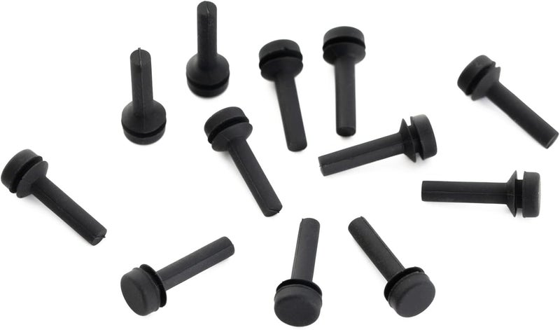 Allstare 12 Pack WB02X24790 Grate Rubber Feet for GE Stove Parts Gas Stove Rubber Grate Bumpers Stove Replacement Feet GE Range Parts Cooktop Grate Foot Single & bulk storage compatible - Image 1