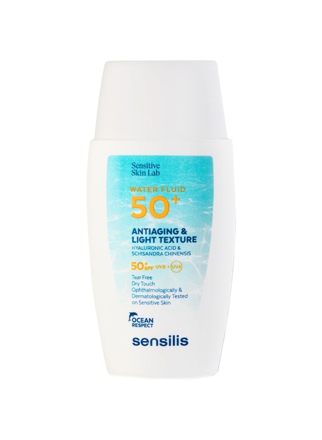 سينسليس سائل ماء سينسيليس 50+ مضاد للشيخوخة وملمس خفيف بدون لون 40 مل - Image 1