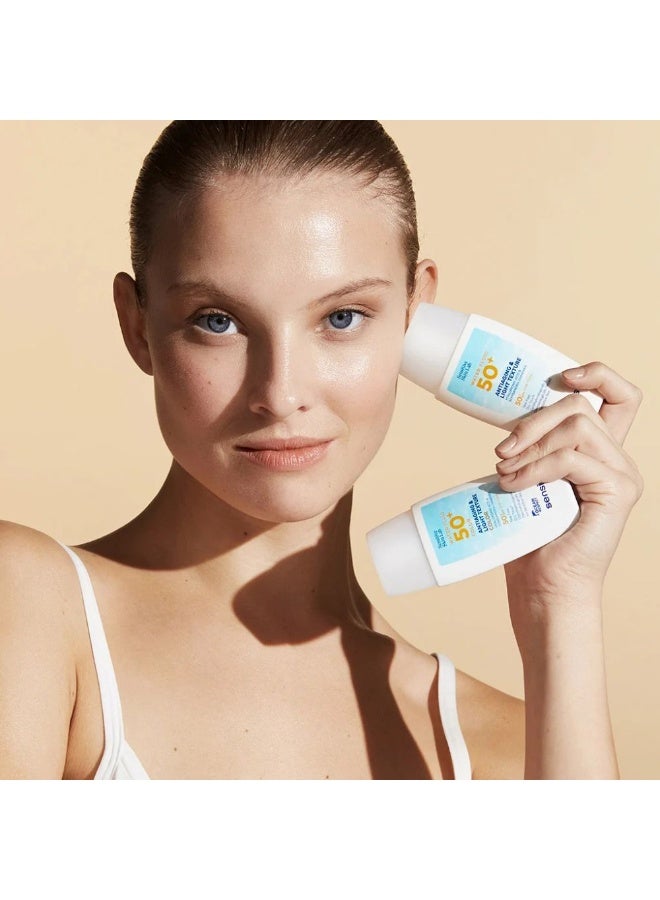 سينسليس سائل ماء سينسيليس 50+ مضاد للشيخوخة وملمس خفيف بدون لون 40 مل - Image 3