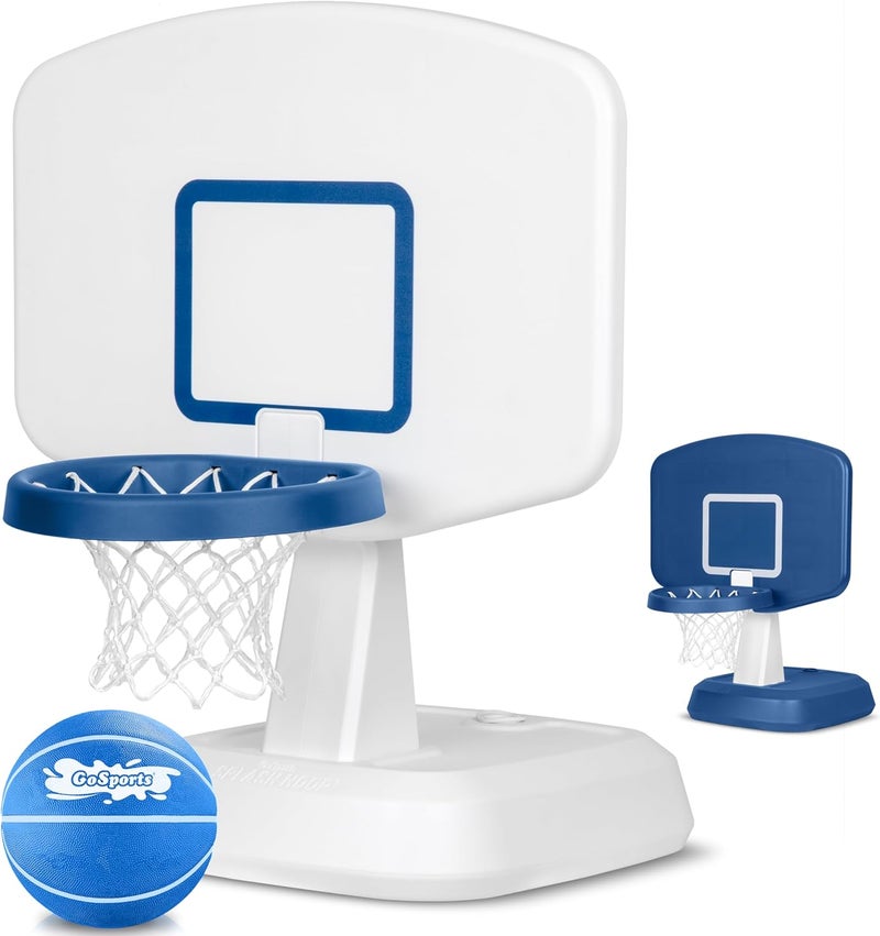 GoSports لعبة كرة السلة في المسبح GoSports Splash Hoop Classic باللون الأزرق أو الأبيض - Image 1