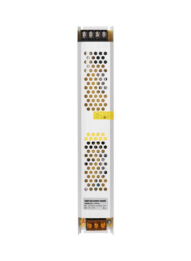 NIBEMINENT Ultra Thin LED Power Supplys Lighting Transformer Silver 22.00X2.50X6.20cm  - Image 1