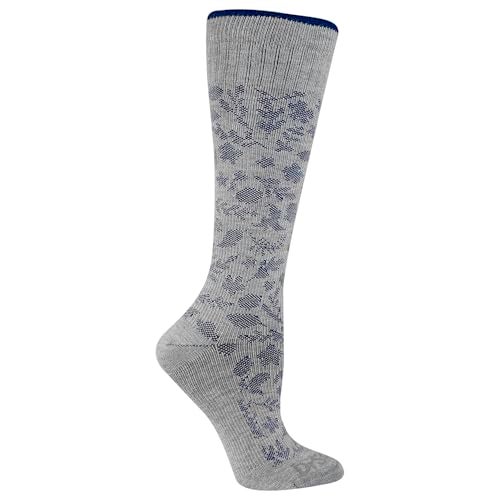 Dr. Scholl's womens Graduated Compression Knee High - 1 & 2 Pair Packs Casual Sock, Gray Paisley, 4 10 US - Image 1