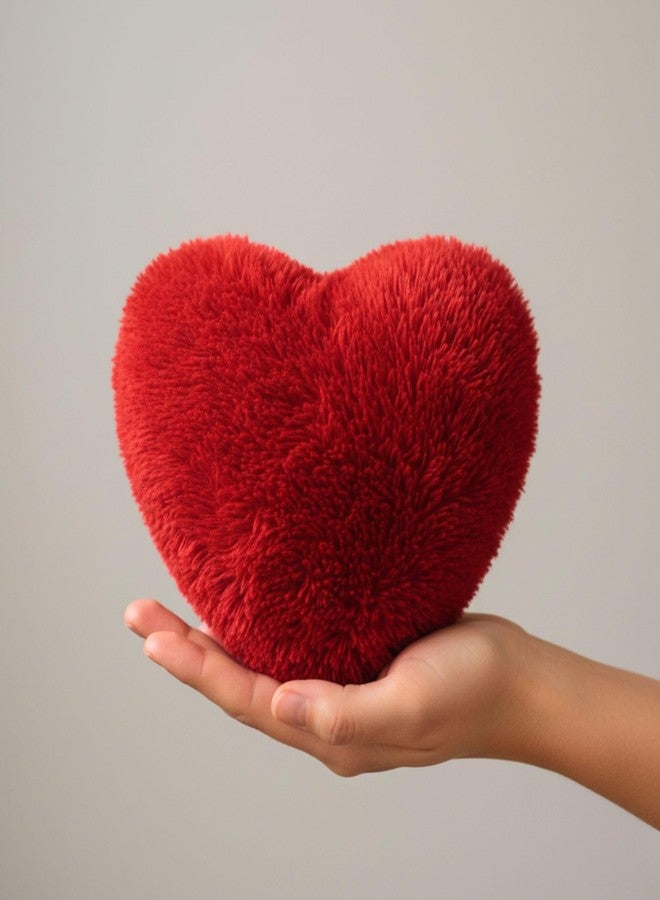 Tickles Heart Cushion Soft Stuffed Plush Toy Gifts for Boys & Girls Wedding Anniversary Birthday Valentine's Day (Size: 18 cm Color: Red) - Image 1