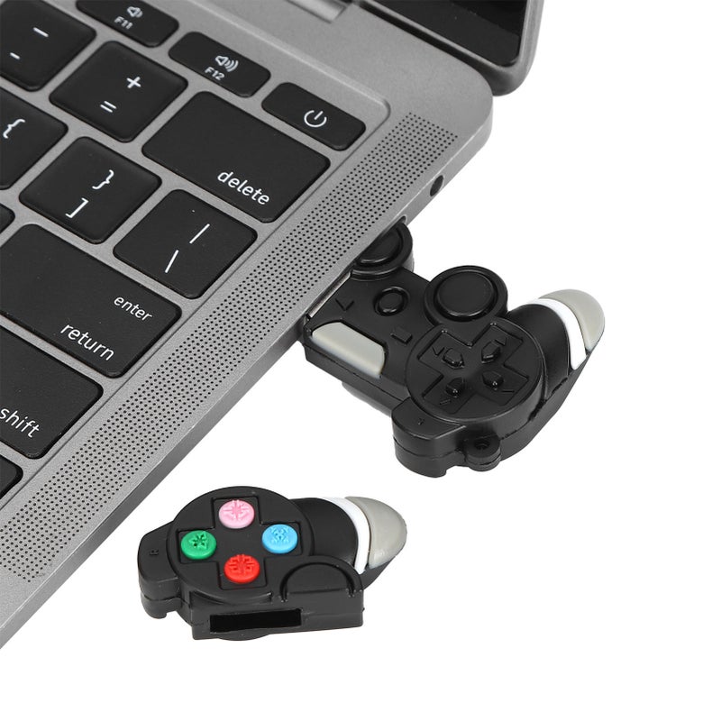 مدراج فلاش محمول أسود بالصورة الكرتونية ذو واجهة USB 2.0 ذاكرة مؤقتة لتخزين المعلومات ونقل البيانات بسعة 32 جيجا بايت - Image 2