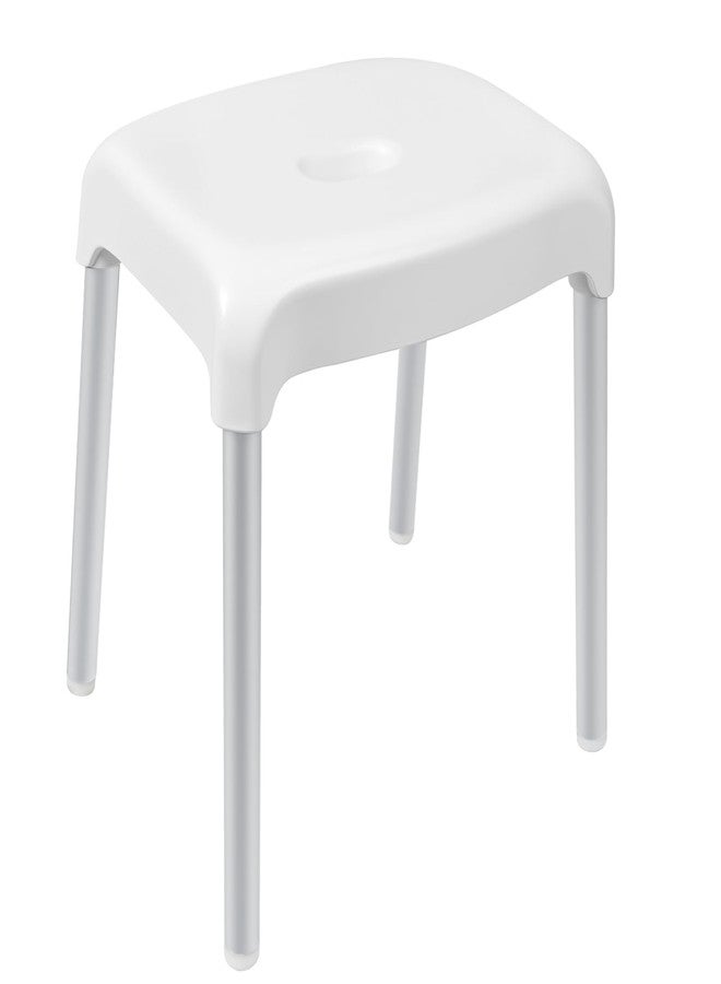 Umimile Shower Stool for Inside Shower - Fixed Height, Sturdy 330 lb Bath Seat and Shower Chair - Anti-Slip Safety Shower Seat for Elderly and Disabled, Tool-Free Assembly (Height: 13.8") - Image 1