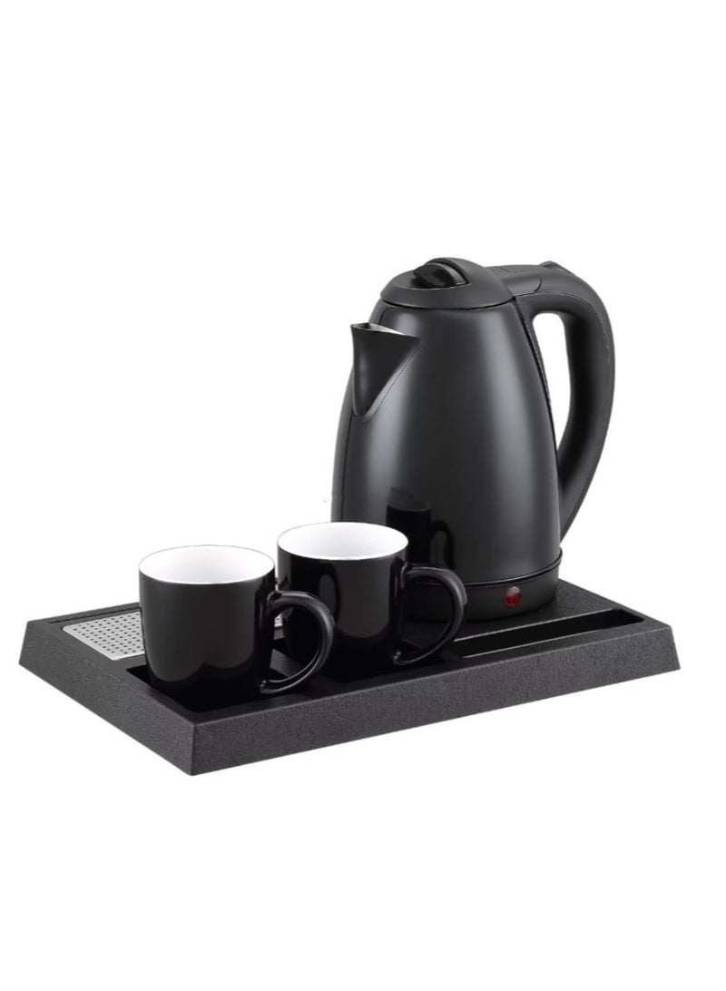 مايكروبلس غلاية فندقية كهربائية ميكرو بلس 1500 واط اسود 1.8 لتر - Image 2