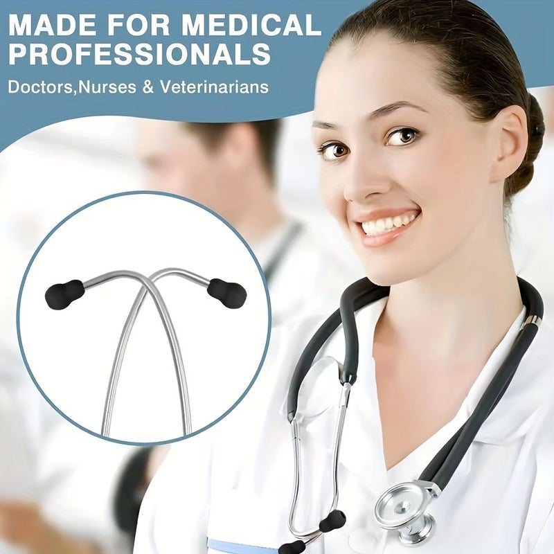 Soft Stethoscope Earplug Tips 10 Pcs Replaceable Earpieces Set - Image 4