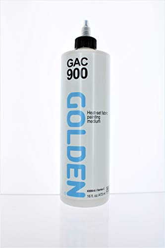 Golden Acrylic Polymer GAC-900 (Heat Set) Fabric Painting Medium - 16 oz Cylinder - Image 3