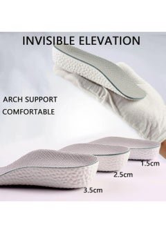 1 Pair Inner Height Increasing Insole Heel Lift Foot Pads Invisible Hidden Soft Heel Cushion Shock Absorption 3.5Cm - pzsku/Z8581A21369A5967BB951Z/45/_/1724411735/6b7791ea-892c-4adc-8047-d2da697ed7e9