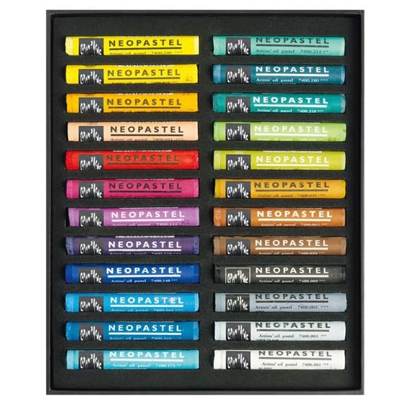 Caran D'ache Neopastel Oil Pastels Set Of 24 (7400.324) - Image 2