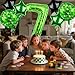AXBMM 40 Inch Green Pixel Themed Number 7 Balloon Set Foil Balloon for Girls Boys Birthday Party Decorations Party Supplies Favors Number 7 - Image 4