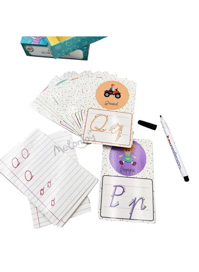 Word Write & Wipe Word Activity Cards Learning Game for Early Education Kids - Image 5