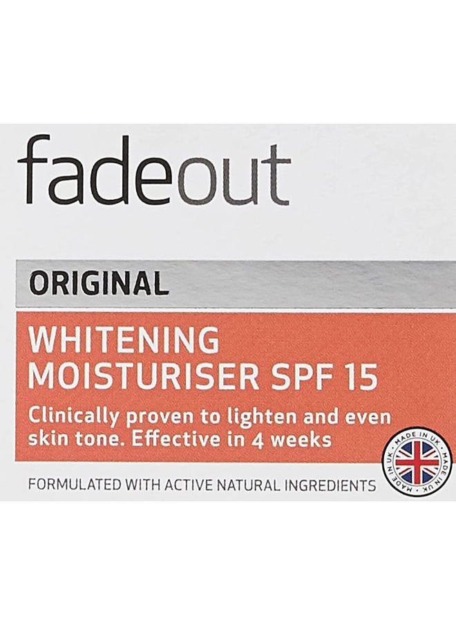 FADE OUT Orginal Whitening Moisturiser SPF15 50ml  - Image 2