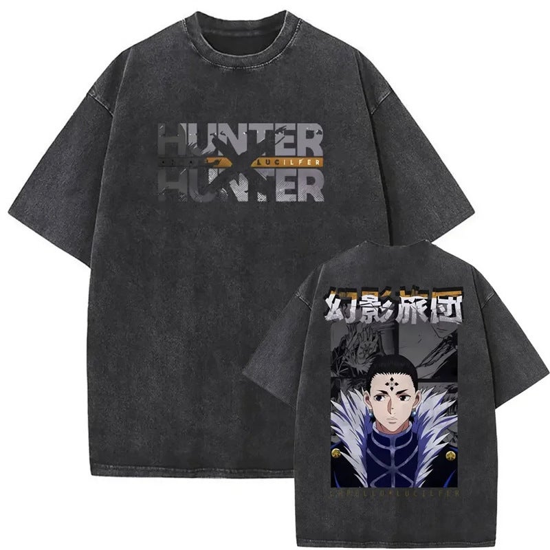 Washed Vintage Anime Hunter X Hunter Gon Freecss Killua Zold - Image 1