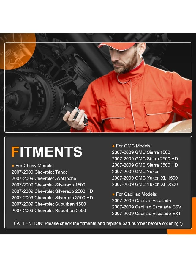 Topleo Door Lock Latch Actuator Motor Front Left Driver Side for 2007 2008 2009 GMC Sierra Yukon Chevy Silverado Tahoe Suburban Avalanche Cadillac Escalade - Replaces 931-303, 15880052, 20783846, 25789211 - Image 2