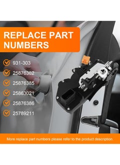 Topleo Door Lock Latch Actuator Motor Front Left Driver Side for 2007 2008 2009 GMC Sierra Yukon Chevy Silverado Tahoe Suburban Avalanche Cadillac Escalade - Replaces 931-303, 15880052, 20783846, 25789211  - Image 4