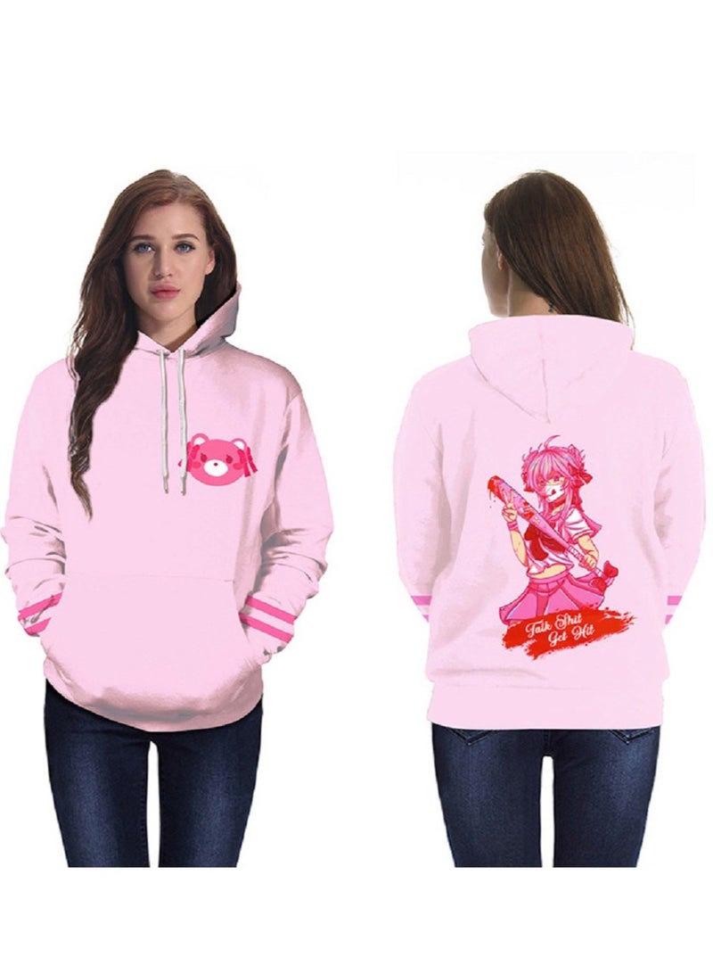 Loquat Japanese Cartoon Anime Surrounding 3D Digital Printing Long Sleeve Sweater  - Image 2