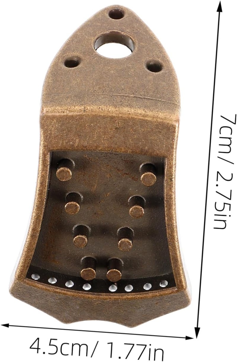 Abaodam 1set Mandolin Tailpiece Bridge Parts String Holder for Precision Tuning Essential Replacement for Mandolin Vintage Finish - Image 2