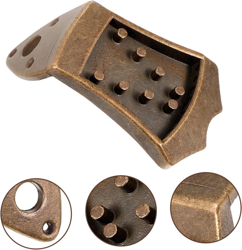 Abaodam 1set Mandolin Tailpiece Bridge Parts String Holder for Precision Tuning Essential Replacement for Mandolin Vintage Finish - Image 4