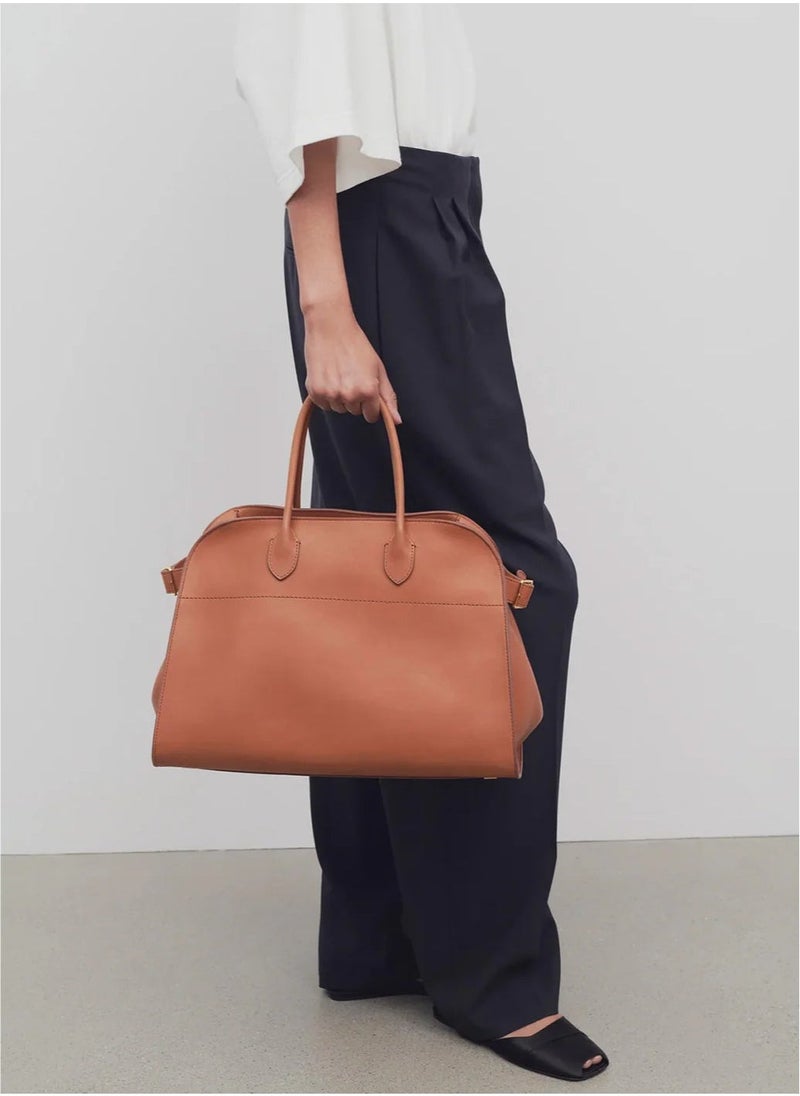 TR The Row Margaux 15 smooth leather tote  - Image 1
