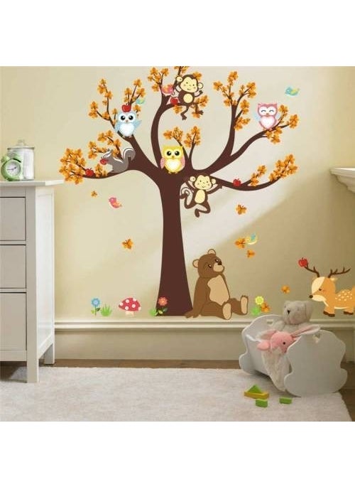 Kt Decoration Kids and Baby Room Forest Tree Children's Room Home Wall Sticker - pzsku/Z85821C1DF35FE5362F79Z/45/_/1725791421/dd0934b5-c1bc-408f-a7bf-1ed1b7d85d48