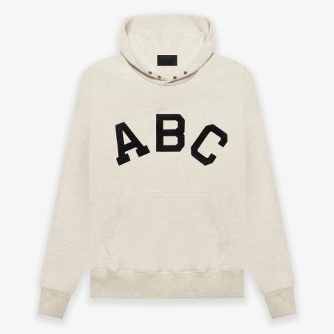 FOG Season 7 ABC Hoodie Trendy Streetwear Gray