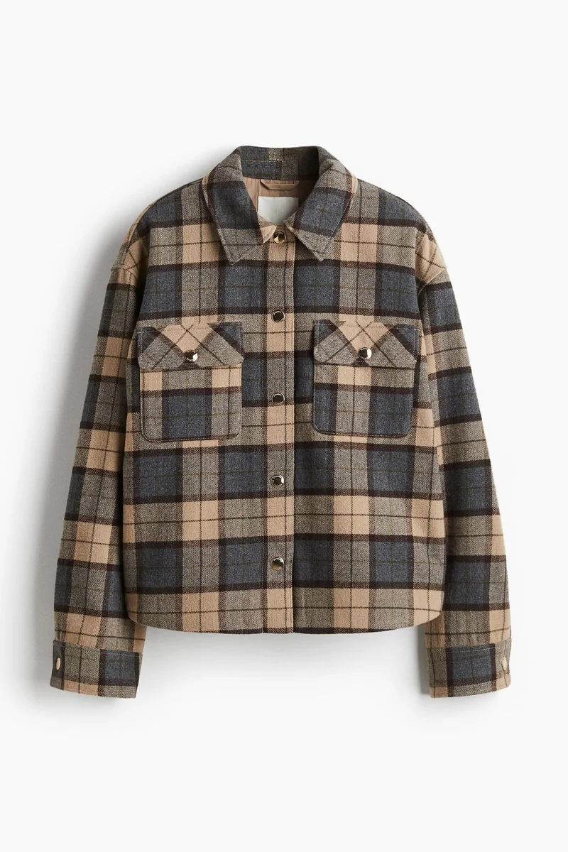 اتش اند ام جاكيت خفيف فضفاض