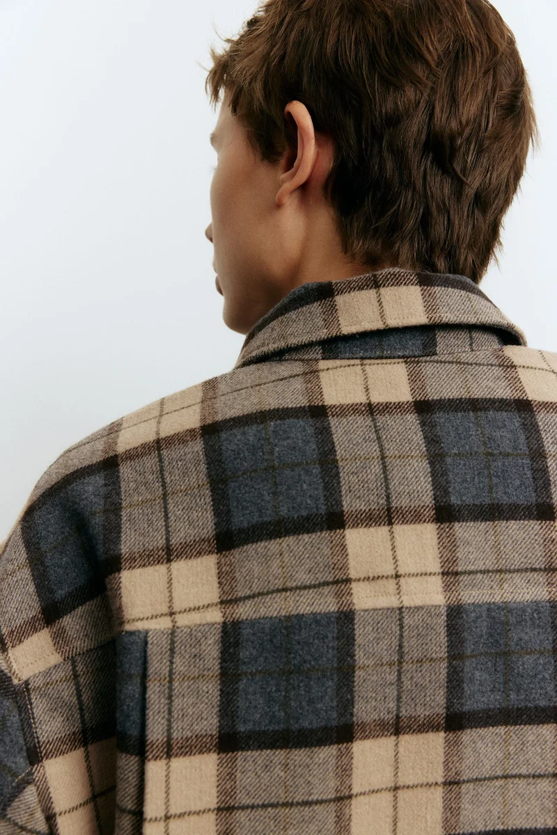 اتش اند ام جاكيت خفيف فضفاض