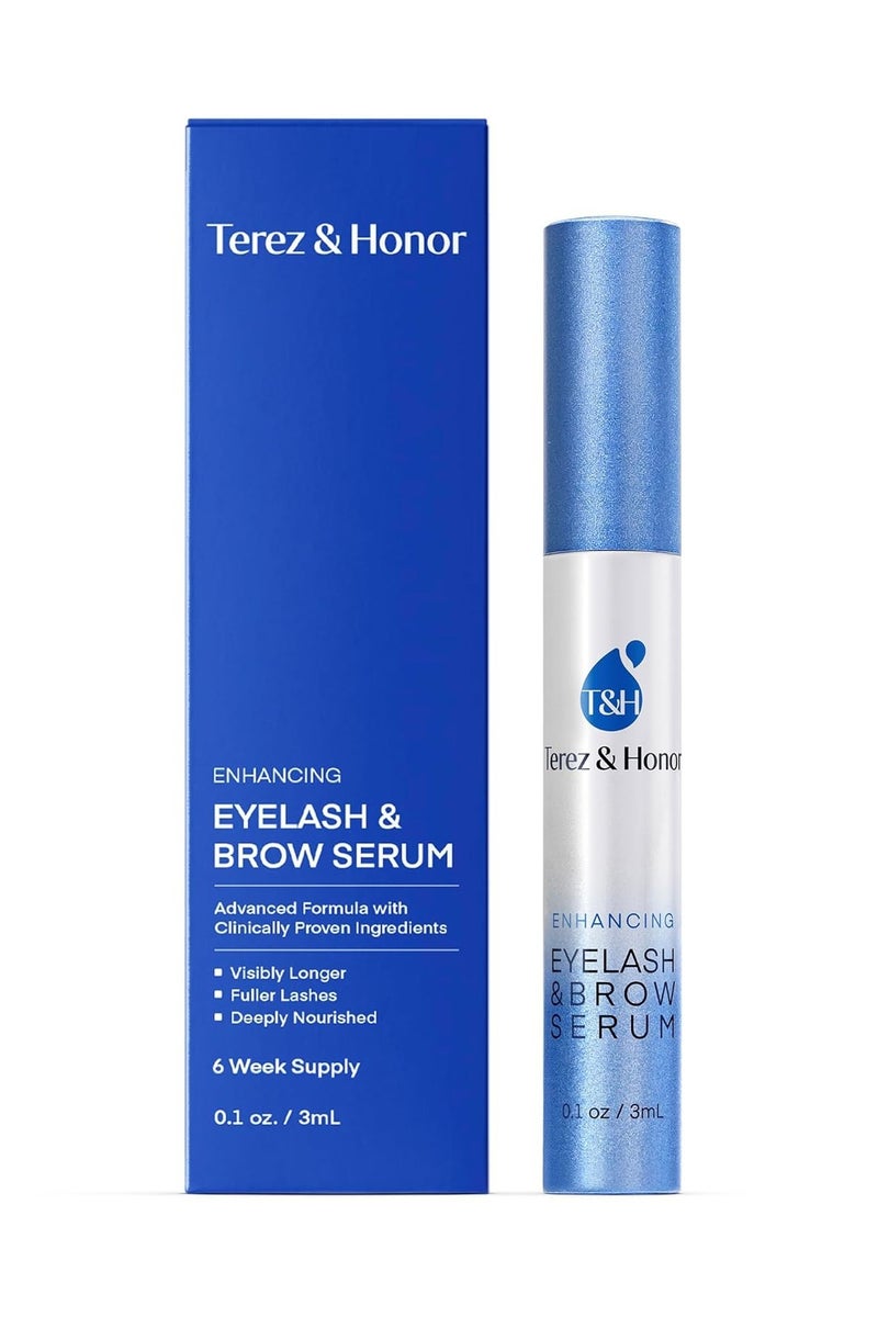 تيريز آند أونر مصل الرموش المتقدم للرموش الأكثر سمكاً وطولًا والحاببين - تنمو الرموش اللطيفة مع مضخم الحاجب (3 مل) - Image 1
