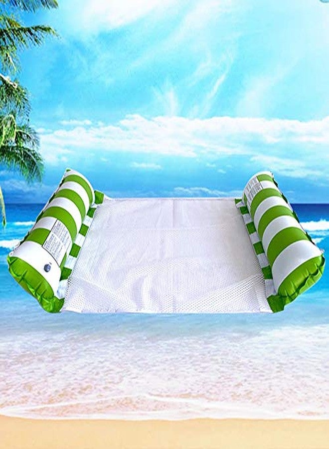 CDDCWZ 4 Pack Inflatable Pool Floats Adult Size Water Hammock,4-in-1 Water Floating Mesh Chair for Adults for Vacation Fun and Rest Summer Events Pool Parties - Image 1
